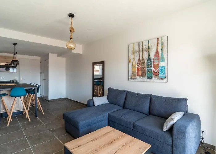 3* A 50m De L'ocean, 5 Pers, Clim, Wifi, Parking - - Fr-1-50-116 شقة